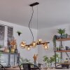 Chehalis lampa wisząca, kula świetlna, lampa wisząca bursztynowy, przezroczysty, 8-punktowe