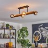 Chehalis lampa sufitowa, kula świetlna kolory naturalne, czarny, 4-punktowe