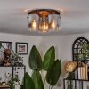 Vireda Lampa sufitowa Antracytowy, 3-punktowe
