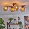 Gastor lampa sufitowa, kula świetlna bursztynowy, 4-punktowe