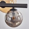 Chehalis lampa wisząca, kula świetlna, lampa wisząca bursztynowy, przydymiony, 8-punktowe