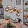 Chehalis Lampa wisząca, Kula świetlna, Lampa wisząca W kolorze bursztynu, Przydymiony, 8-punktowe