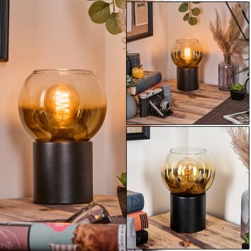 Koyoto kula świetlna, lampka biurkowa, lampa stołowa złoty, przezroczysty, 1-punktowy