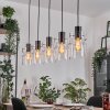 Hasvik lampa wisząca, lampa wisząca czarny, 5-punktowe