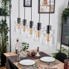 Hasvik lampa wisząca, lampa wisząca czarny, 5-punktowe