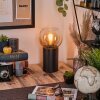 Koyoto kula świetlna, lampka biurkowa, lampa stołowa bursztynowy, przezroczysty, 1-punktowy