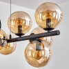 Gastor lampa wisząca, kula świetlna, lampa wisząca bursztynowy, 10-punktowe