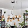 Gastor lampa wisząca, kula świetlna, lampa wisząca bursztynowy, 10-punktowe