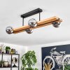 Chehalis lampa sufitowa, kula świetlna kolory naturalne, czarny, 4-punktowe