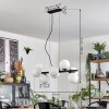 Koyoto Lampa wisząca, Kula świetlna, Lampa wisząca Biały, 8-punktowe