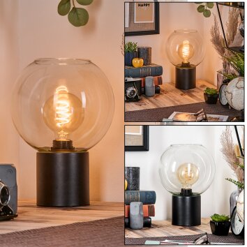 Koyoto kula świetlna, lampka biurkowa, lampa stołowa 20 cm przezroczysty, 1-punktowy