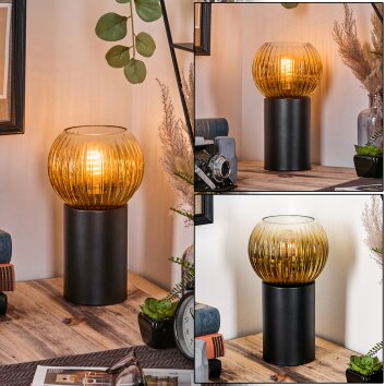 Koyoto kula świetlna, lampka biurkowa, lampa stołowa złoty, przezroczysty, 1-punktowy