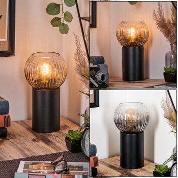 Koyoto kula świetlna, lampka biurkowa, lampa stołowa przezroczysty, przydymiony, 1-punktowy