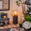Koyoto kula świetlna, lampka biurkowa, lampa stołowa bursztynowy, przezroczysty, 1-punktowy
