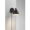 Design For The People by Nordlux Strap Lampa ścienna Czarny, 1-punktowy