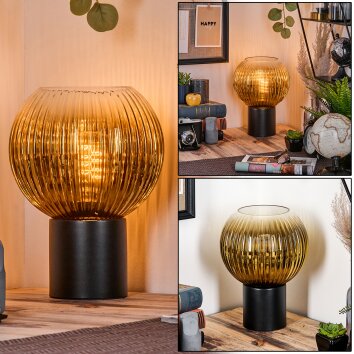 Koyoto kula świetlna, lampka biurkowa, lampa stołowa złoty, przezroczysty, 1-punktowy