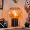 Koyoto kula świetlna, lampka biurkowa, lampa stołowa bursztynowy, 1-punktowy