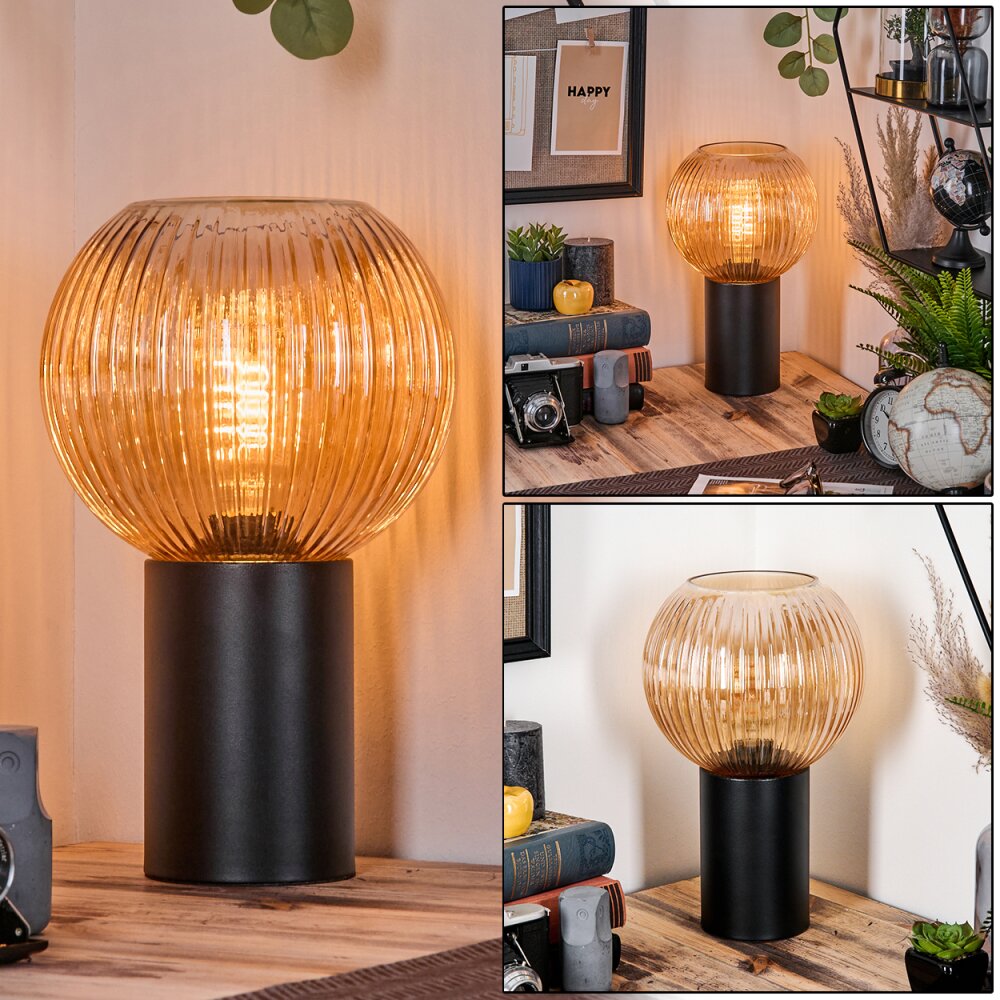 Koyoto Kula świetlna, Lampa biurkowa, Lampa stołowa 11 cm W kolorze bursztynu, 1-punktowy main product photo