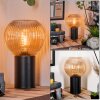 Koyoto kula świetlna, lampka biurkowa, lampa stołowa 11 cm bursztynowy, 1-punktowy
