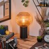 Koyoto kula świetlna, lampka biurkowa, lampa stołowa 11 cm bursztynowy, 1-punktowy