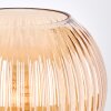 Koyoto kula świetlna, lampka biurkowa, lampa stołowa 11 cm bursztynowy, 1-punktowy