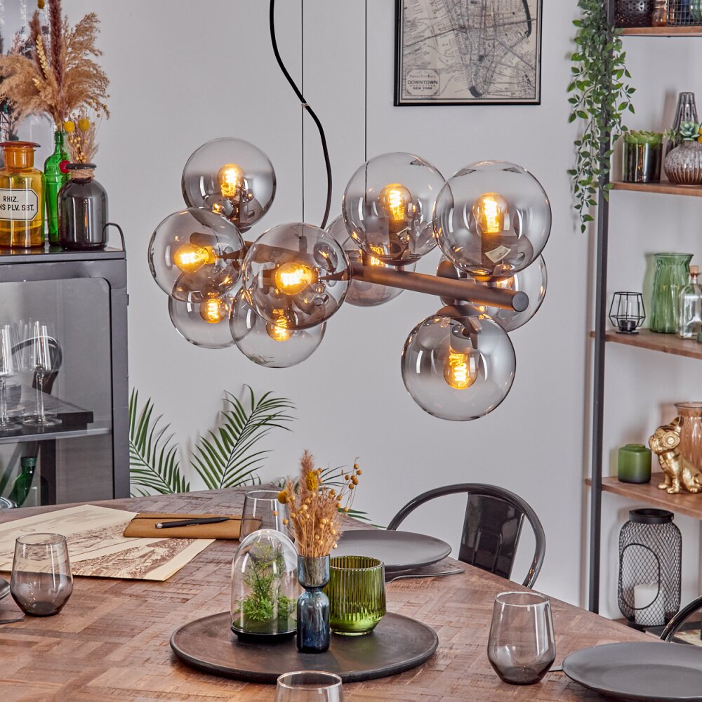 Gastor Lampa wisząca, Kula świetlna, Lampa wisząca Przezroczysty, Przydymiony, 10-punktowe main product photo