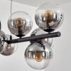 Gastor Lampa wisząca, Kula świetlna, Lampa wisząca Przezroczysty, Przydymiony, 10-punktowe