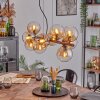 Gastor lampa wisząca, kula świetlna, lampa wisząca bursztynowy, przezroczysty, 10-punktowe