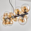 Gastor lampa wisząca, kula świetlna, lampa wisząca bursztynowy, przezroczysty, 10-punktowe