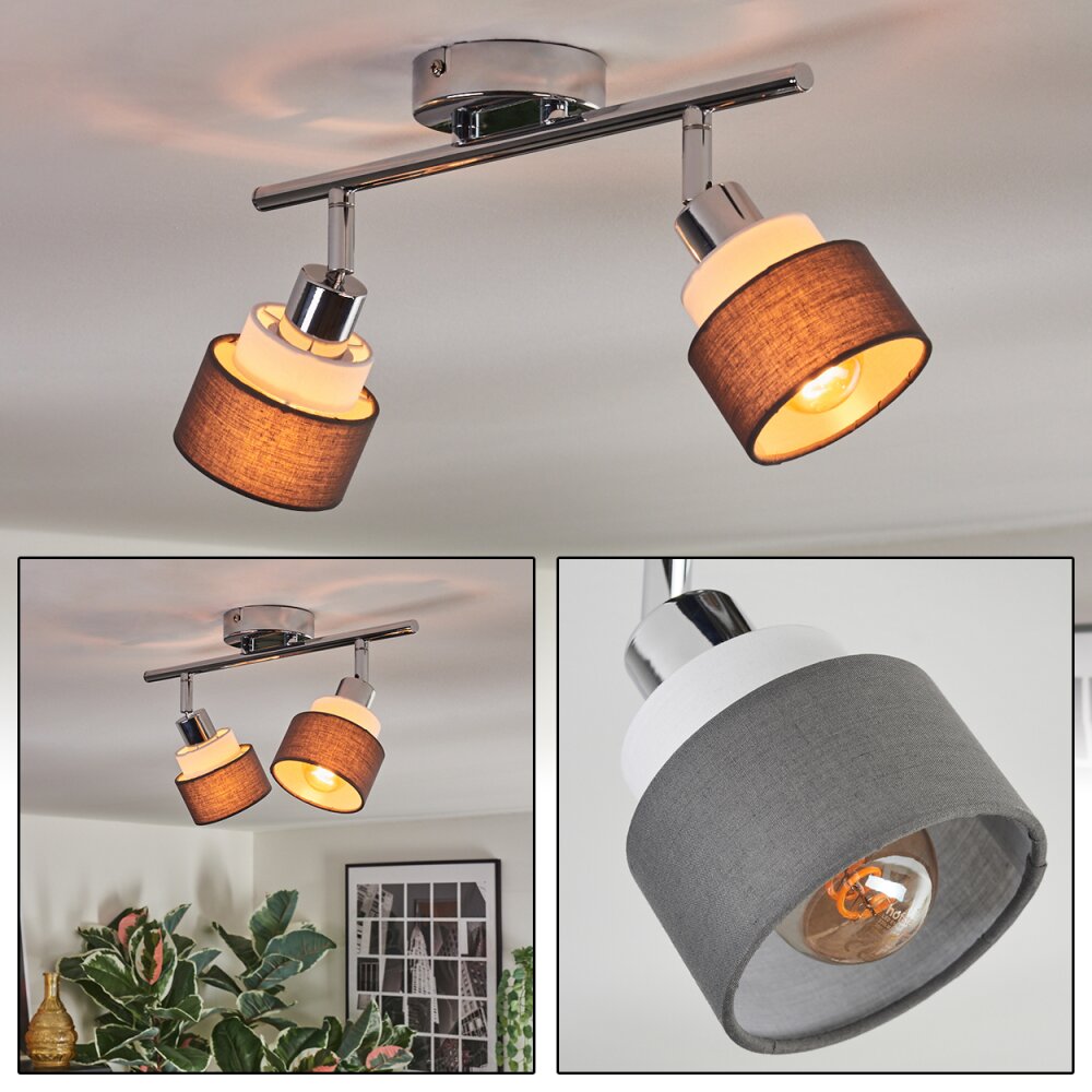 Ailer Lampa sufitowa, Spot sufitowy Chrom, 2-punktowe main product photo