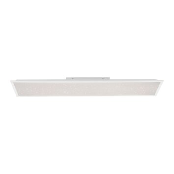 Leuchten-Direkt STARRYFLAT Lampa Sufitowa LED Biały, 1-punktowy, Zdalne sterowanie