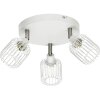 Brilliant Flavian Lampa w kształcie rondla z reflektorkami Biały, 3-punktowe