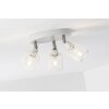 Brilliant Flavian Lampa w kształcie rondla z reflektorkami Biały, 3-punktowe