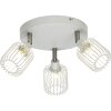 Brilliant Flavian Lampa w kształcie rondla z reflektorkami Biały, 3-punktowe