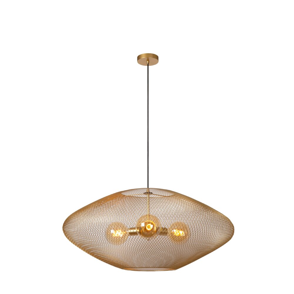 Oświetlenie Lucide MESH Lampa wisząca Czarny, 3-punktowe main product photo