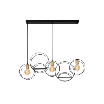 Oświetlenie Lucide CIRCLE Lampa wisząca Czarny, 3-punktowe