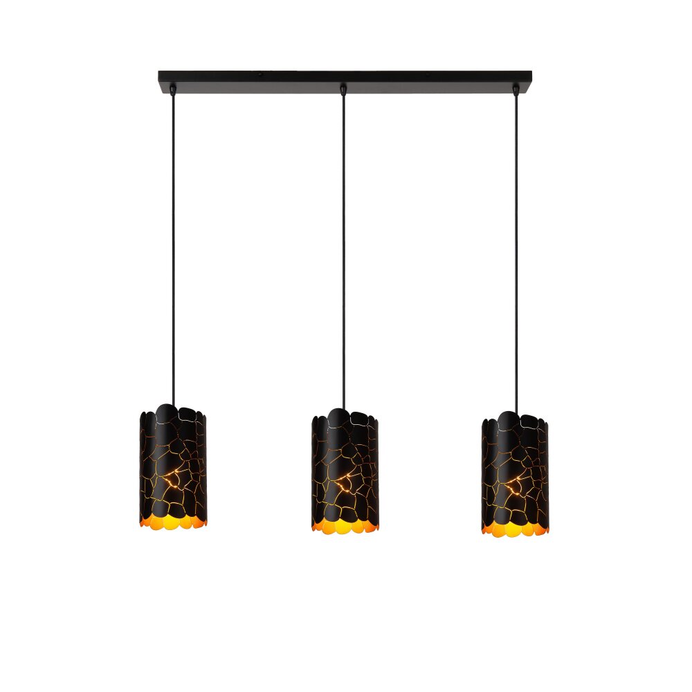 Oświetlenie Lucide ALMELO Lampa wisząca Czarny, 3-punktowe main product photo