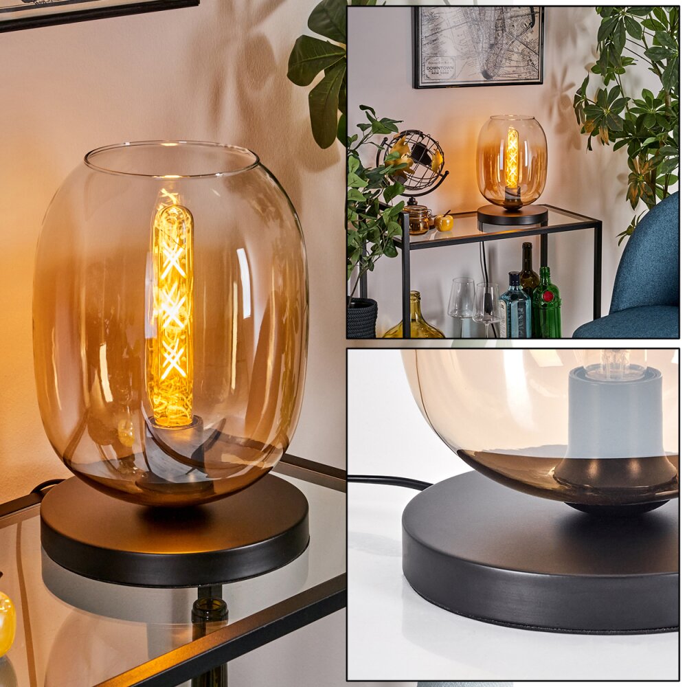 Apedo Lampa stołowa W kolorze bursztynu, Przezroczysty, 1-punktowy main product photo
