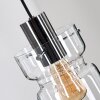 Hasvik Lampa wisząca, Lampa wisząca Chrom, Czarny, 3-punktowe