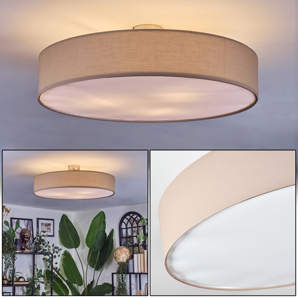 Foggia Lampa sufitowa Nikiel matowy, 3-punktowe main product photo