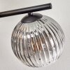 Gastor lampa sufitowa, kula świetlna bursztynowy, przezroczysty, przydymiony, 5-punktowe