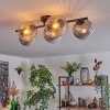 Gastor lampa sufitowa, kula świetlna bursztynowy, przezroczysty, przydymiony, 5-punktowe