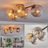 Gastor Lampa sufitowa, Kula świetlna W kolorze bursztynu, Przezroczysty, Przydymiony, 5-punktowe