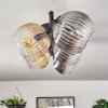 Gastor Lampa sufitowa, Kula świetlna W kolorze bursztynu, Przezroczysty, Przydymiony, 5-punktowe
