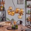 Gastor lampa wisząca, kula świetlna, lampa wisząca bursztynowy, 10-punktowe