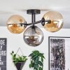 Gastor lampa sufitowa, kula świetlna bursztynowy, przydymiony, 3-punktowe