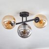 Gastor lampa sufitowa, kula świetlna bursztynowy, przydymiony, 3-punktowe