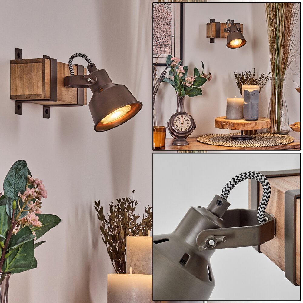 Pehefito Lampa ścienna, Spot ścienny Szary, Ecru, 1-punktowy main product photo