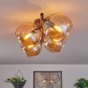 Koyoto lampa sufitowa, kula świetlna bursztynowy, 4-punktowe