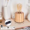 Argea lampka biurkowa, lampa stołowa kolory naturalne, czarny, 1-punktowy